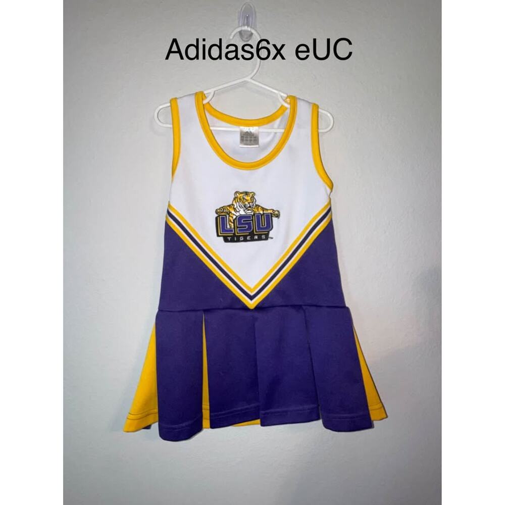 Adidas 6x eUC LSU Tigers Cheerleader Dress